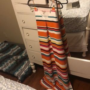 Lila Rose striped lined maxi dress